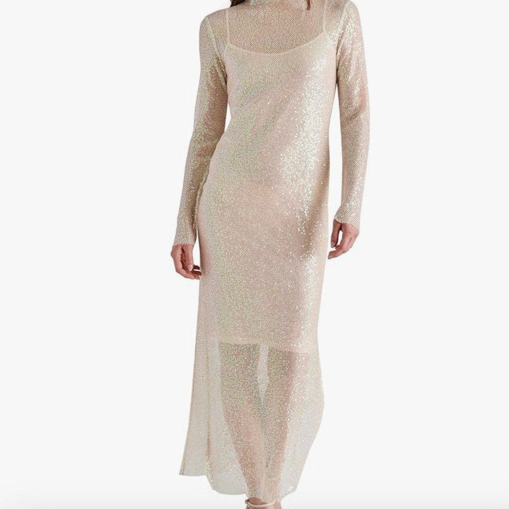 Steve Madden Sequin Midi Dress XS